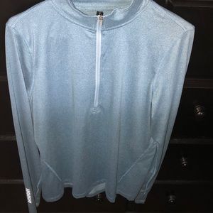 Blue dry fit sweater